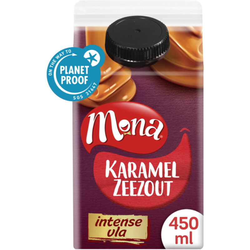 Een afbeelding van Mona Intense vla karamel zeezout