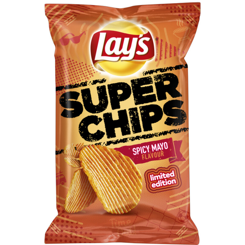 Een afbeelding van Lay's Limited ed. Superchips Spicy Mayo
