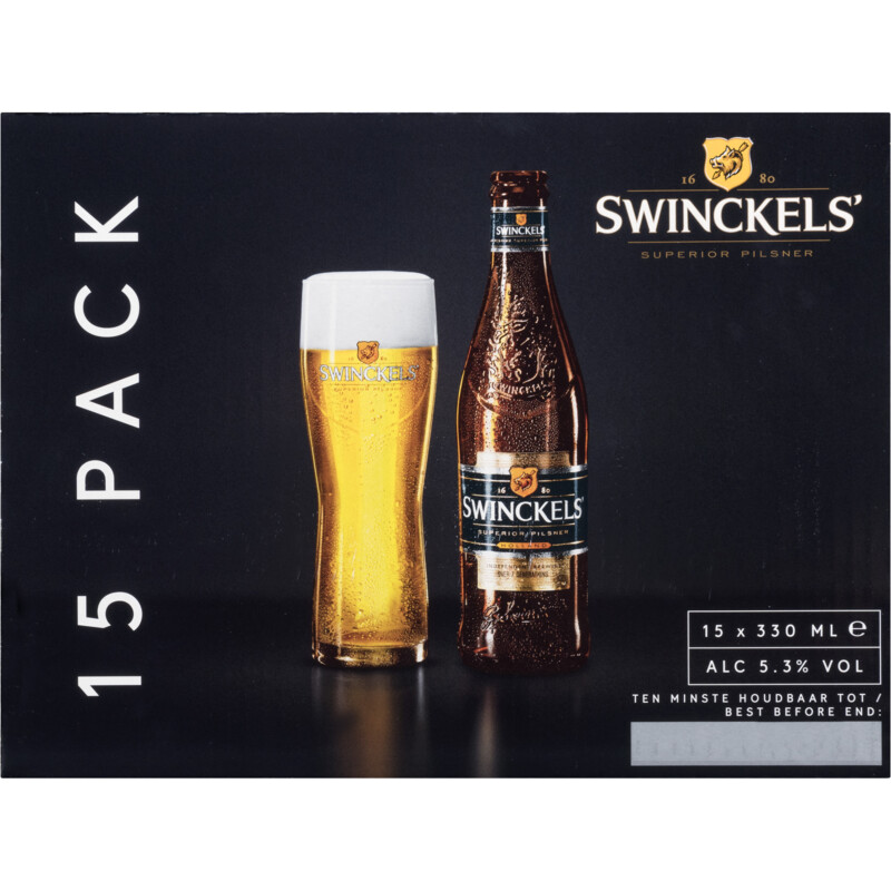 Een afbeelding van Swinckels' Superior pilsner 5.3 doos