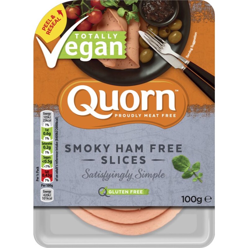Een afbeelding van Quorn Vegan Smoky Ham Free Slices