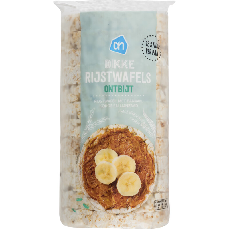 Een afbeelding van AH Dikke rijstwafel ontbijt