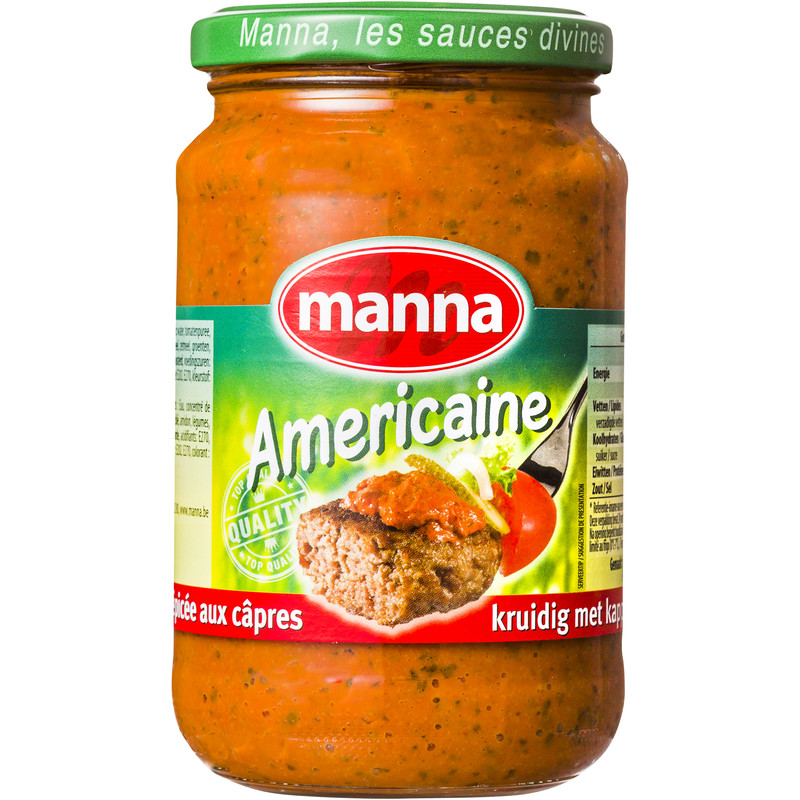 Een afbeelding van Manna Americaine saus bel