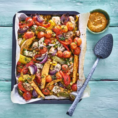 pdp-image-Allerhande Box Ovengroenten met zoete aardappel & kip