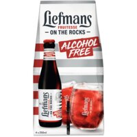 Een afbeelding van Liefmans On the rocks 0.0 4-pack