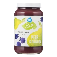 AH Biologisch Fruithapje peer blauwe bes 6m+