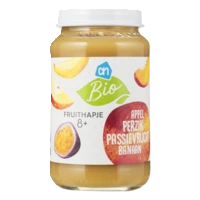 AH Biologisch Fruithapje appel perzik 8m+