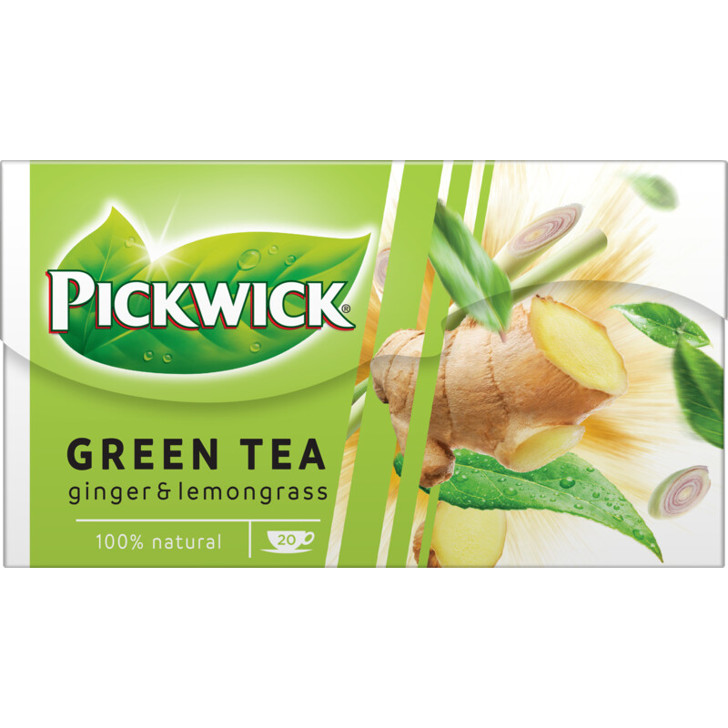 Een afbeelding van Pickwick Green ginger & lemongrass