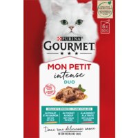 Een afbeelding van Gourmet Mon petit zalm & kip in saus duo 6-pack