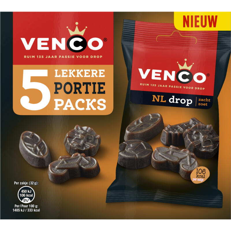 Venco NL Drop 5x32g reserveren | Albert Heijn