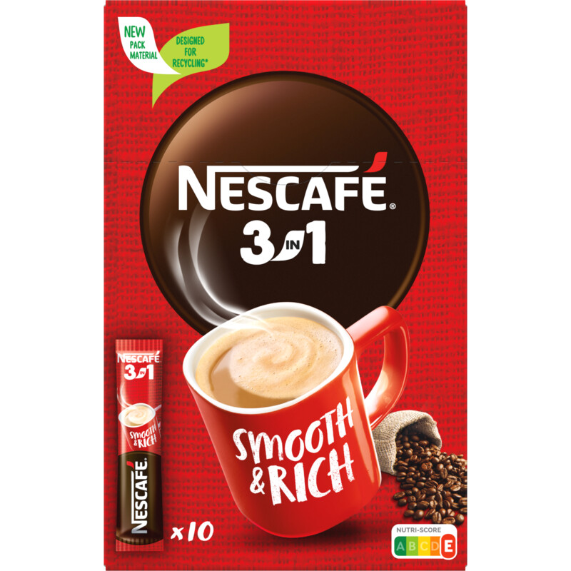 Een afbeelding van Nescafé 3in1 Rich aroma oploskoffie