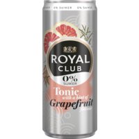Een afbeelding van Royal Club Tonic with a hint of grapefruit fles