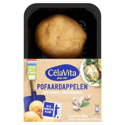 pdp-image-CêlaVíta Pofaardappelen met yoghurt-knoflook saus