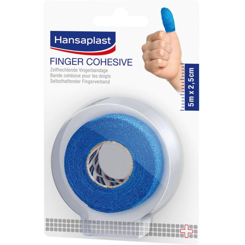 Een afbeelding van Hansaplast Finger cohesive 5m x 2,5cm