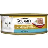 Een afbeelding van Gourmet Gold hartig torentje tonijn kattenvoer