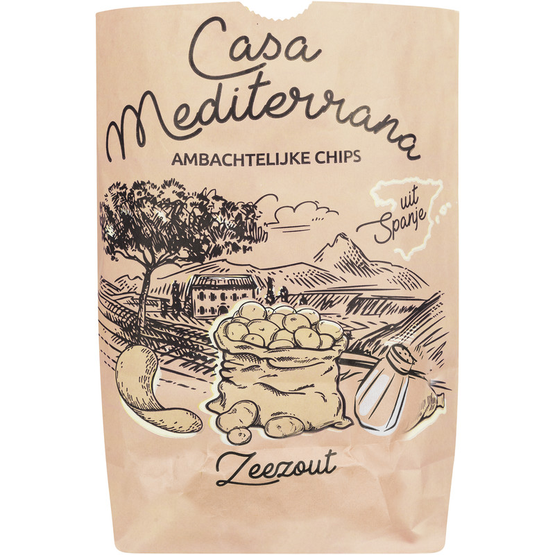 Een afbeelding van Casa Mediterrana Chips zeezout