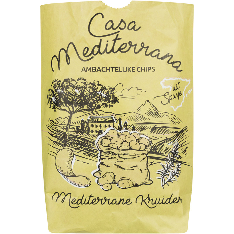 Een afbeelding van Casa Mediterrana Chips mediterrane kruiden