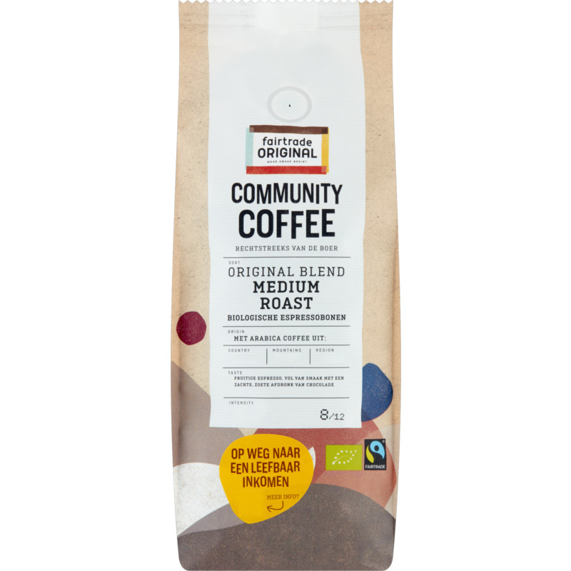 Een afbeelding van Fairtrade Original Community coffee medium roast bonen