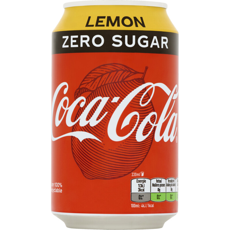 Coca-cola zero lemon 0.33l bl bestellen | Albert Heijn