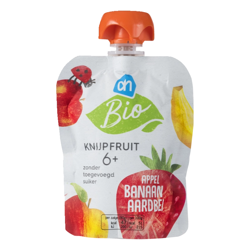 Knijpfruit appel banaan aardbei 6m+