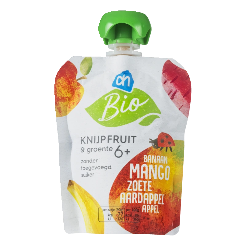 Knijpfruit mango zoete aardappel 6m+