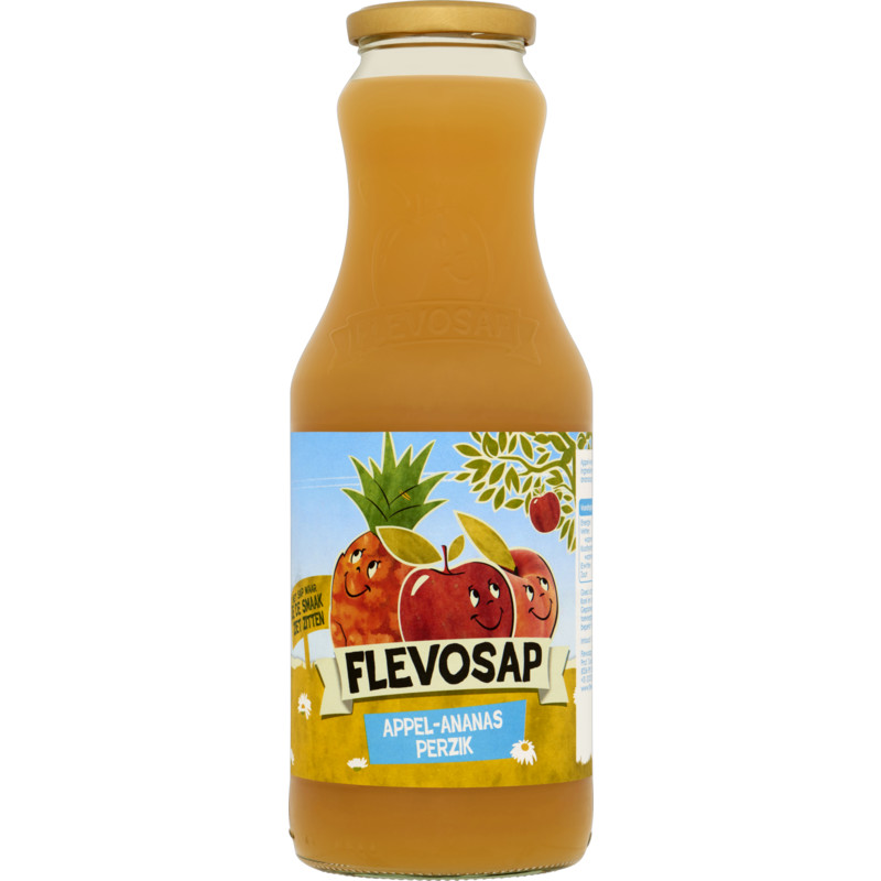 Een afbeelding van Flevosap Appel-Ananas-Perzik