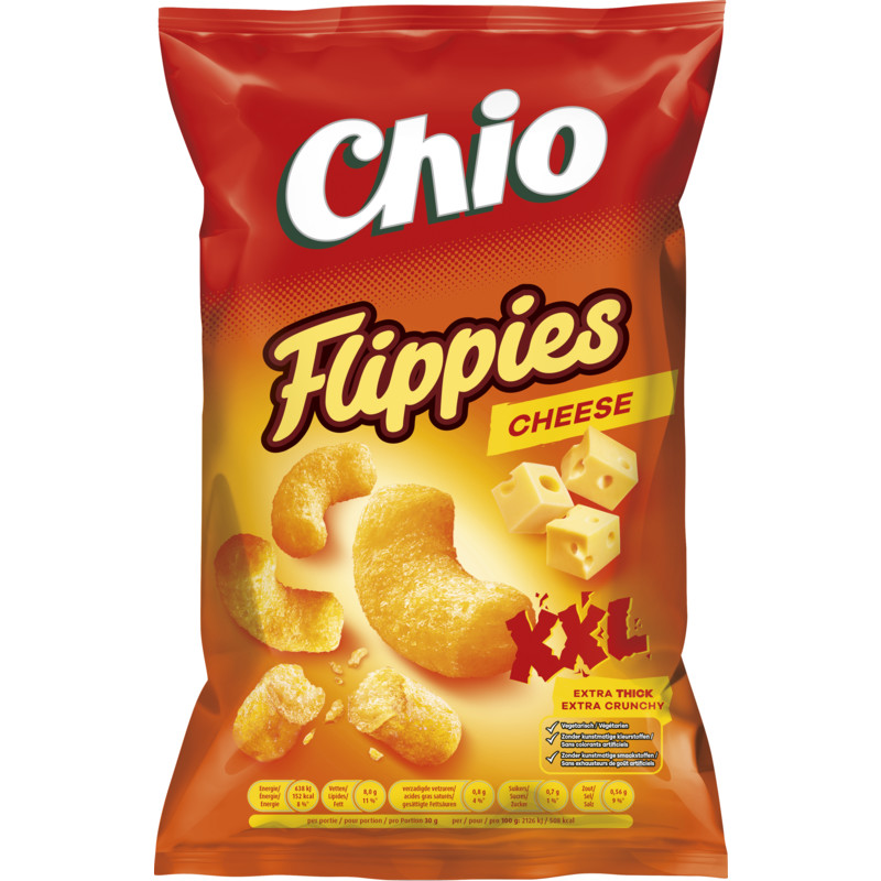 Een afbeelding van Chio XXL Flippies cheese