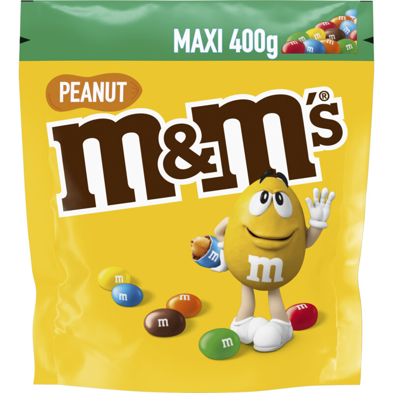 Een afbeelding van M&M'S Pinda melk chocolade maxi