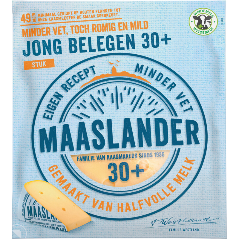Maaslander Jong belegen stuk 30+ 410 GR bestellen | Albert Heijn