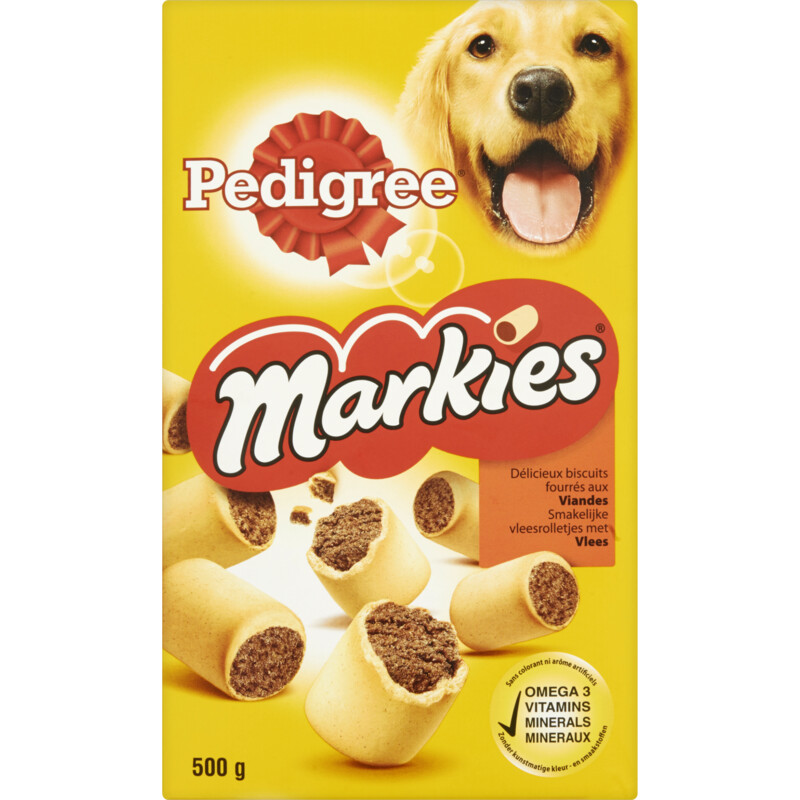 Een afbeelding van Pedigree Markies smakelijk gevulde rolletjes