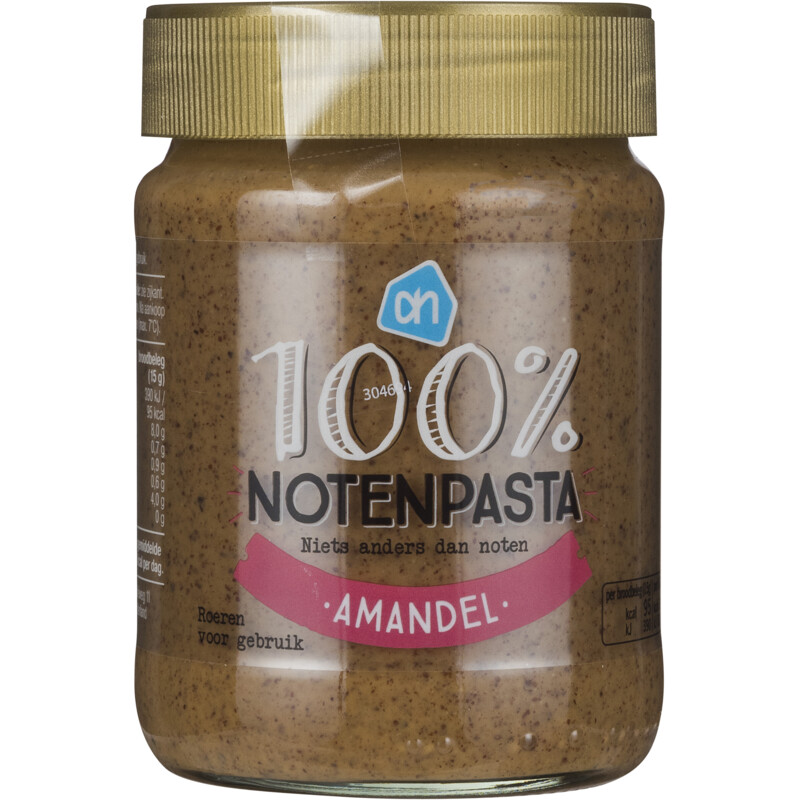 Een afbeelding van AH 100% Notenpasta amandel