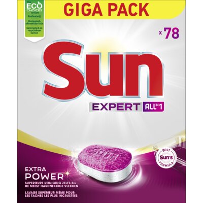 Sun All-in-1 tabs extra power 78st bestellen | Albert Heijn