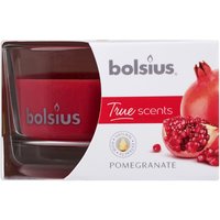 Een afbeelding van Bolsius True scents geurkaars klein granaatappel