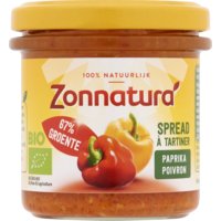 Een afbeelding van Zonnatura Groentespread paprika