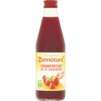 Een afbeelding van Zonnatura Cranberry sap 100% natuurlijk
