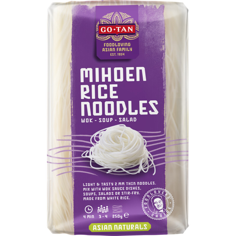 Een afbeelding van Go-Tan Mihoen rice noodles