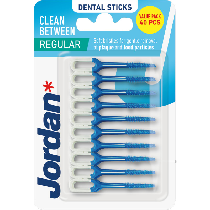 Een afbeelding van Jordan Clean between dental sticks regular