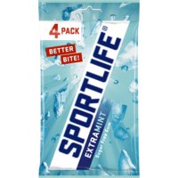 Een afbeelding van Sportlife Extramint gum sugarfree 4-pack