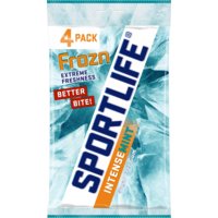 Een afbeelding van Sportlife Frozn intensemint gum sugarfree 4-pack