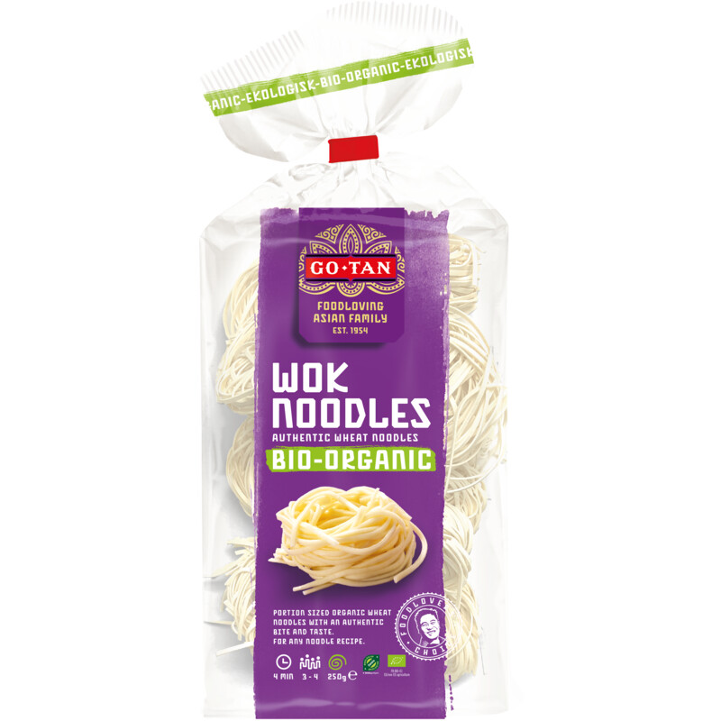 Een afbeelding van Go-Tan Wok noodles organic