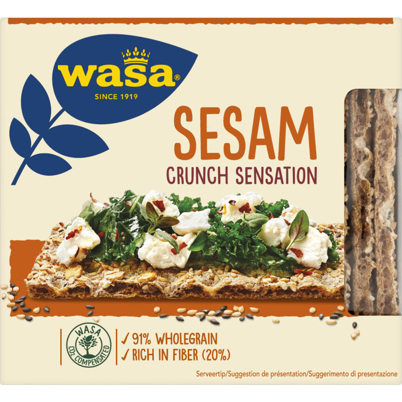 Een afbeelding van Wasa Sesam Crunch Sensation