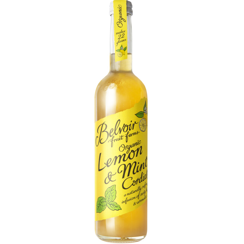 Een afbeelding van Belvoir Lemon & mint cordial bio