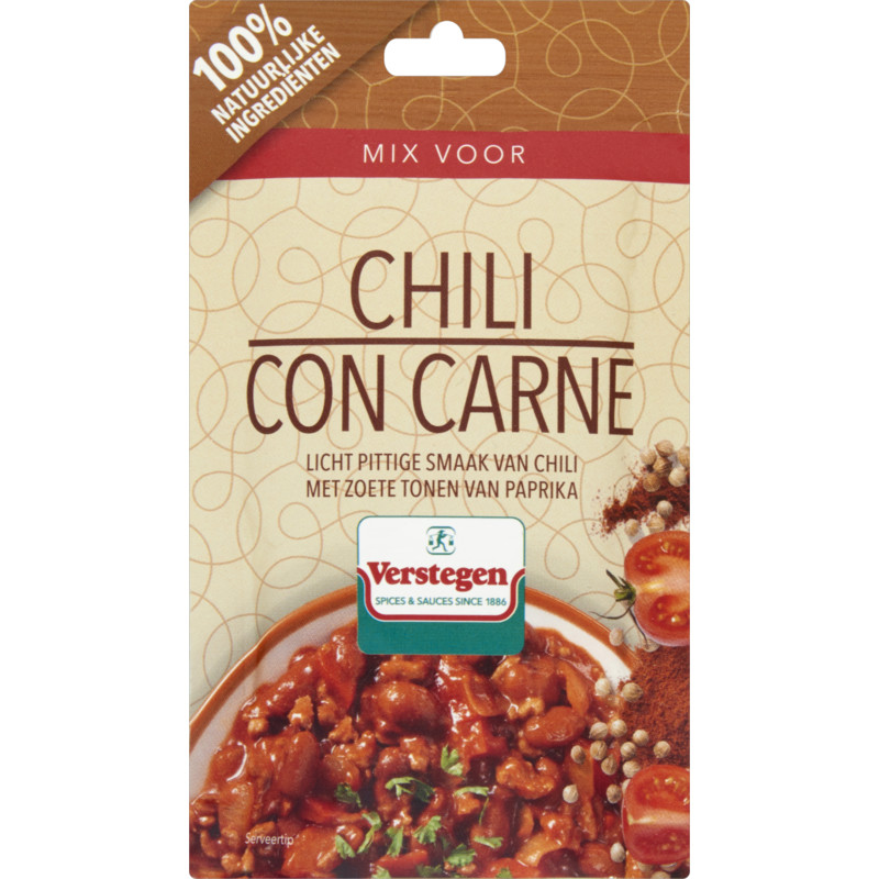 Een afbeelding van Verstegen Kruidenmix voor chili con carne