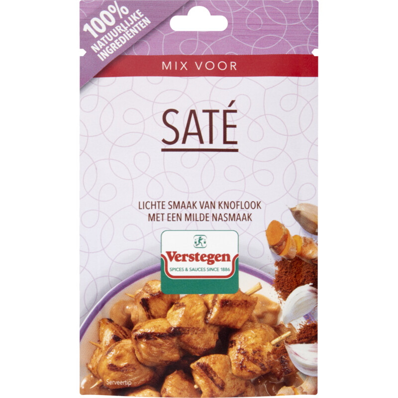 Een afbeelding van Verstegen Kruidenmix voor saté