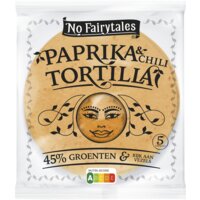 Een afbeelding van No Fairytales Paprika & chili tortilla