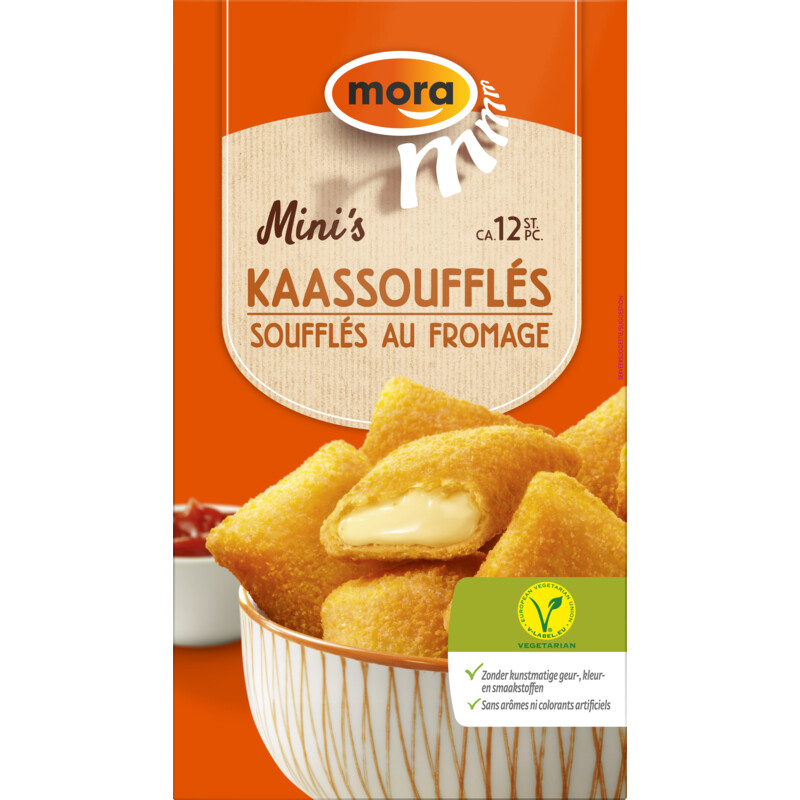 Een afbeelding van Mora Mini's kaassoufflés