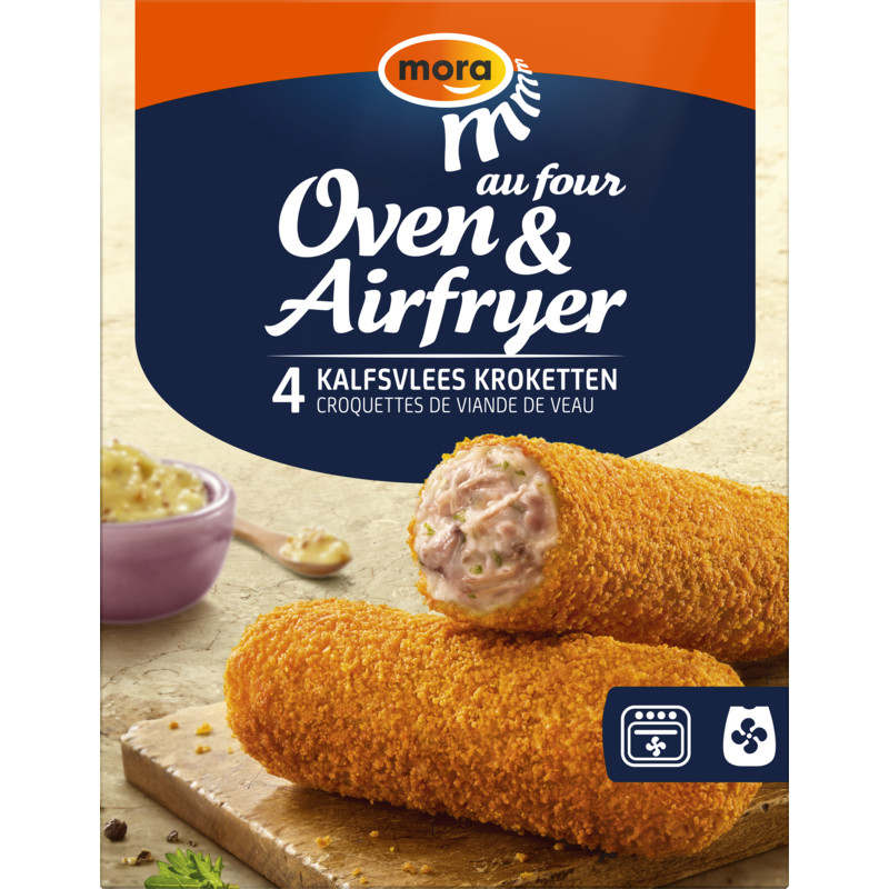 Een afbeelding van Mora Oven & airfryer kalfsvleeskroketten