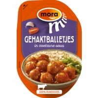 Een afbeelding van Mora Gehaktballetjes in zoetzure saus