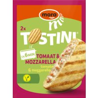Een afbeelding van Mora Tostini mozzarella-tomaat