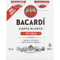 Een afbeelding van Bacardi & Cola 4 pack