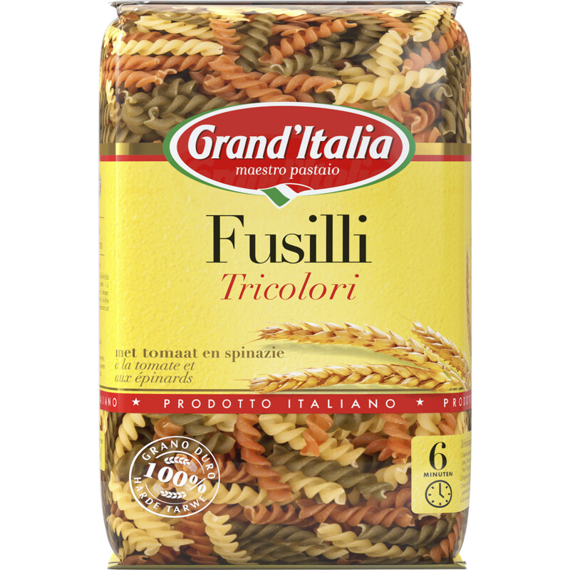 Een afbeelding van Grand' Italia Fusilli tricolori
